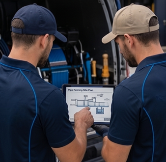 No-dig pipe relining service